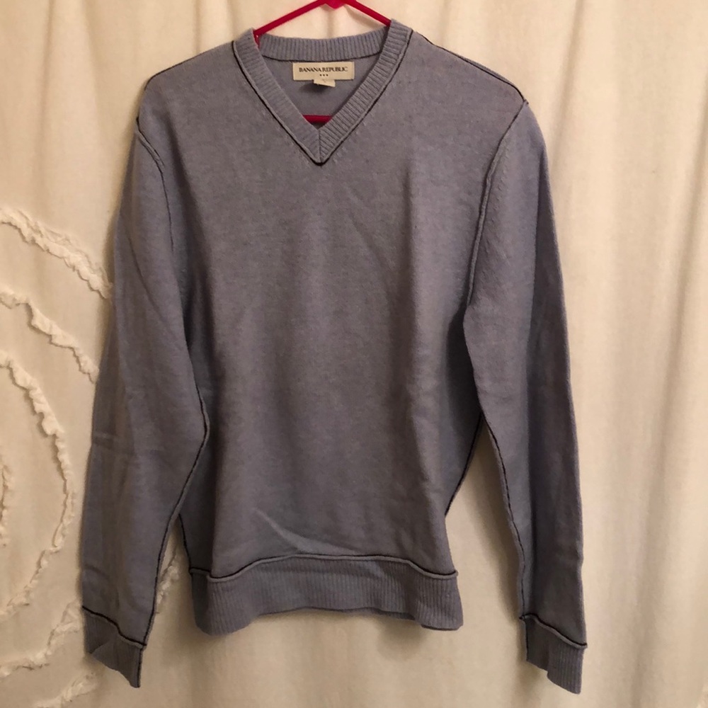 Men’s Light blue sweater, banana republic